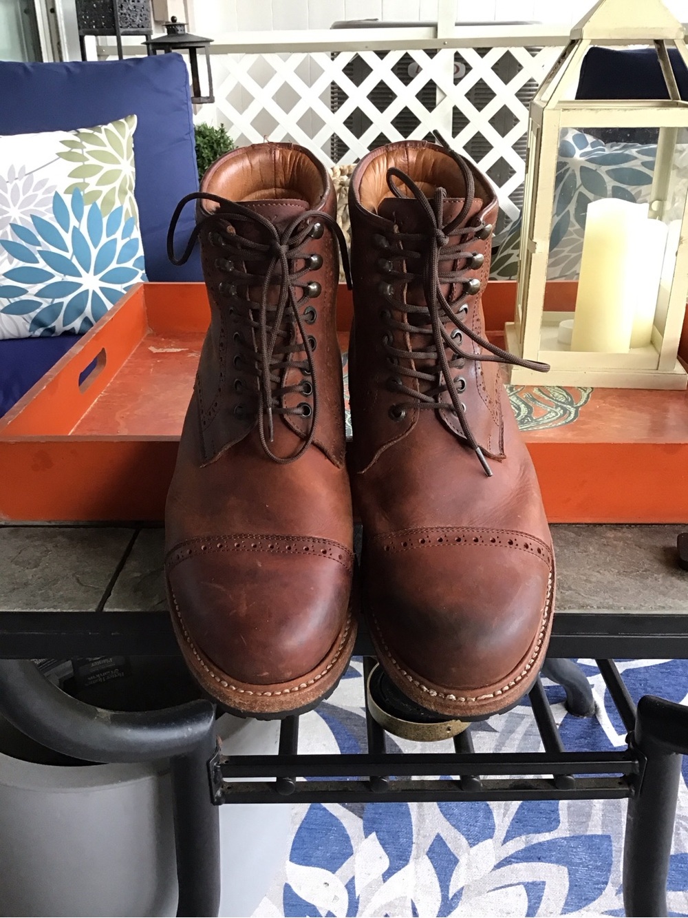 Wilcox Fairfax All Leather Cap-Toe Boots